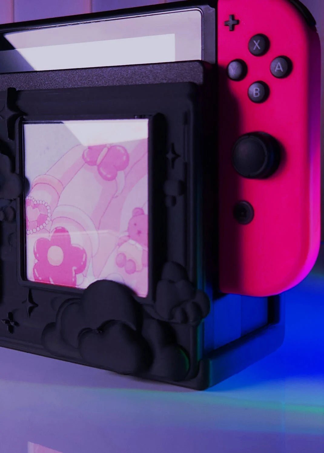 Cloudy Dreamland Nintendo Switch Dock Cover - Cozy, Kawaii, and Customizable - StormCapsule